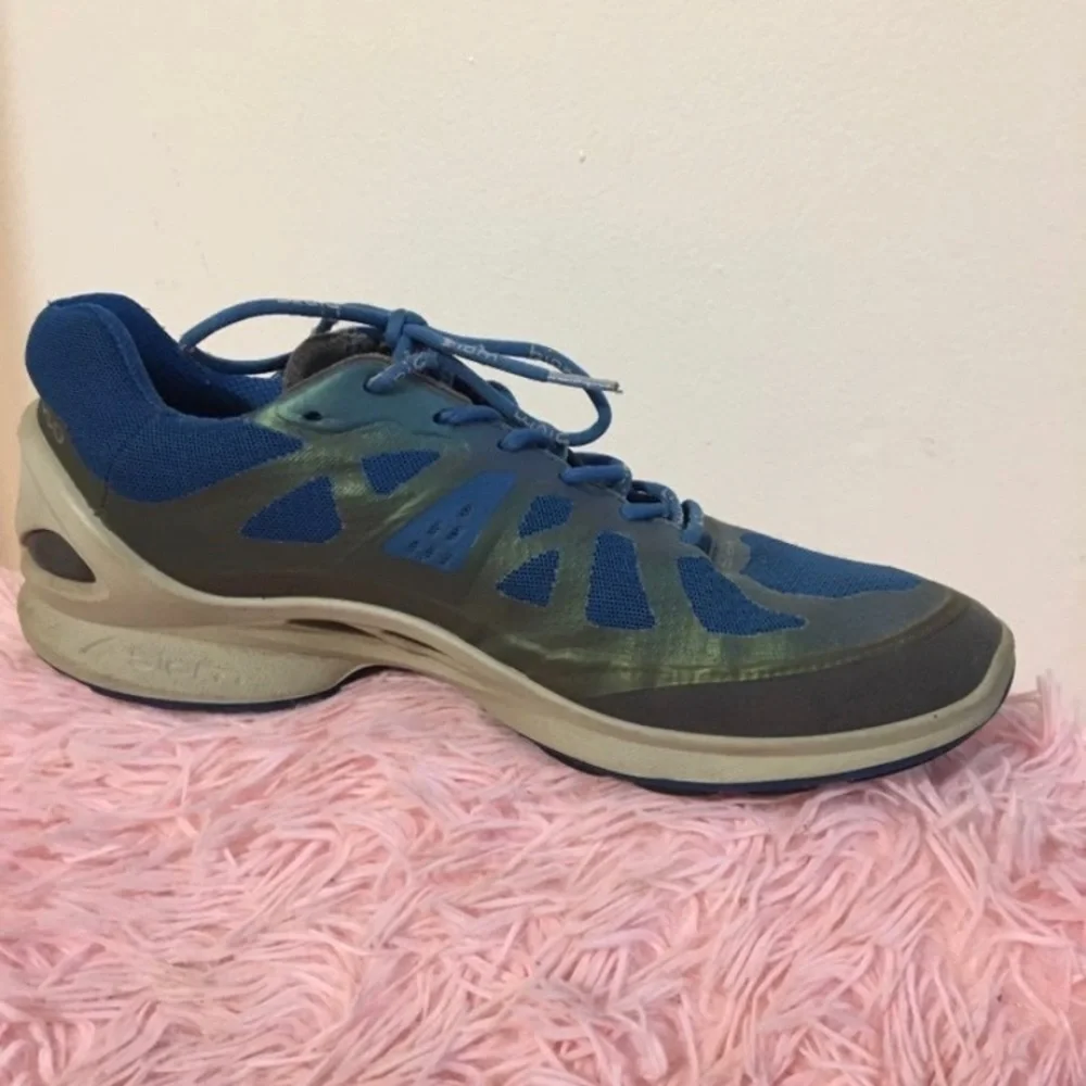 Ecco Performance Biom Women’s Running‎ Shoes Size 9.5 Blue&gray - Picture 3 of 11